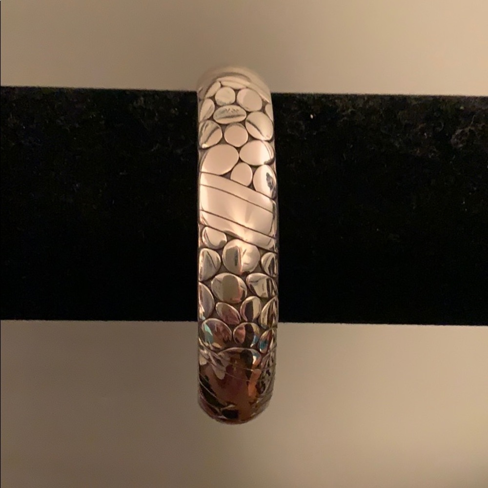 Brighton Silver Bracelet with Textured Design